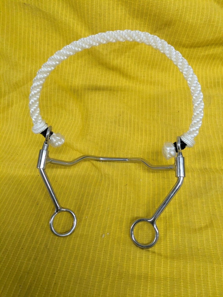 Horse Hackamore Rope Nose Bitless