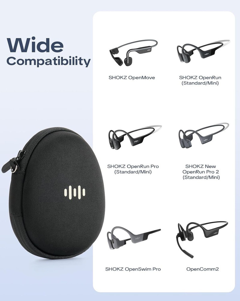 Headphone Case for Shokz Openrun Pro 2/Openrun/Openswim Pro/Openmove Bone Conduc