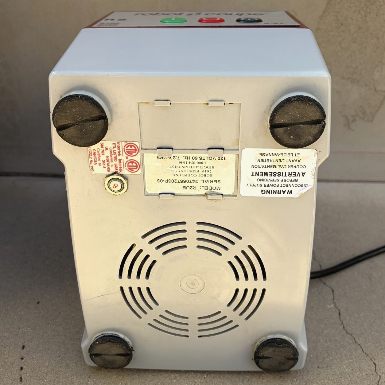 Robot Coupe R2 UB Commercial Food Processor + Bowl / S Blade Very Clean