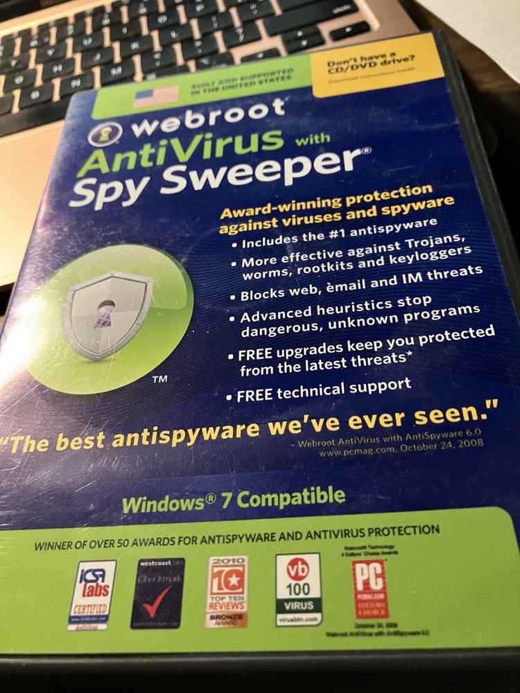 Webroot Antivirus  Spy Sweeper DVD