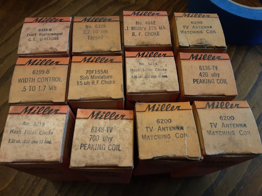 NOS Miller Rf Choke Coil  12pc