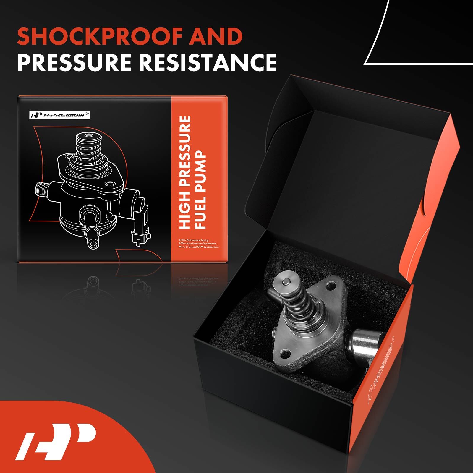 Silver High Pressure Fuel Pump for Ford Focus 12-18 L4 2.0L GAS CM5E-9D376-CB