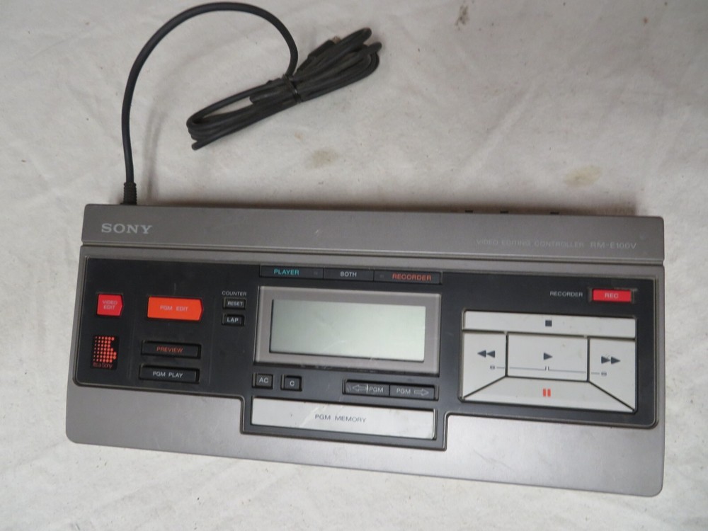 SONY VIDEO EDITING CONTROLLER RM-E100V