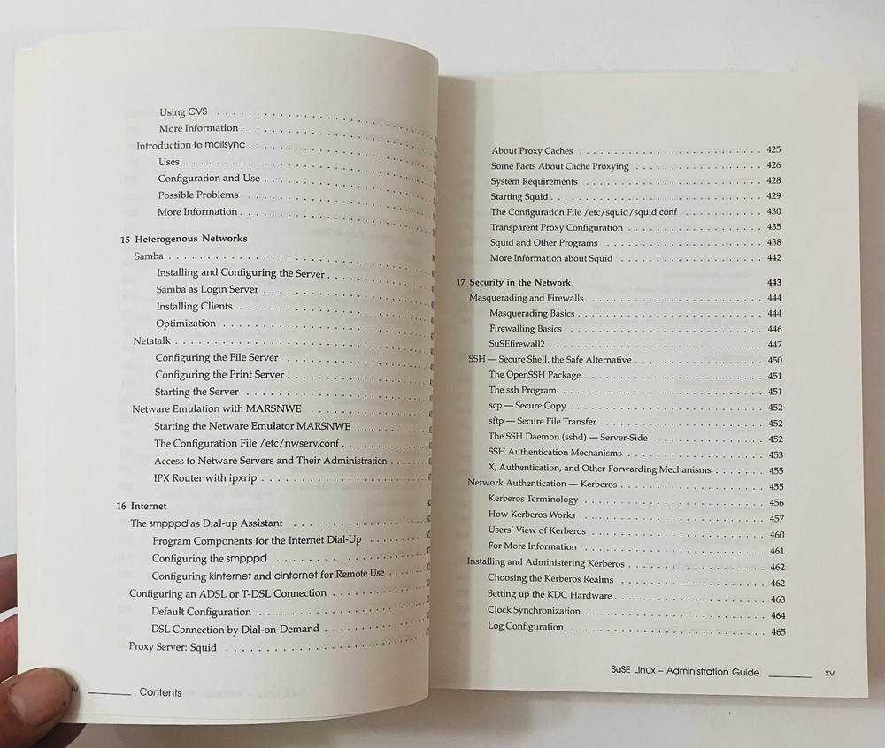 SuSE Linux 8.2 Administration Guide (2003) Vintage Linux Manual | VG Condition