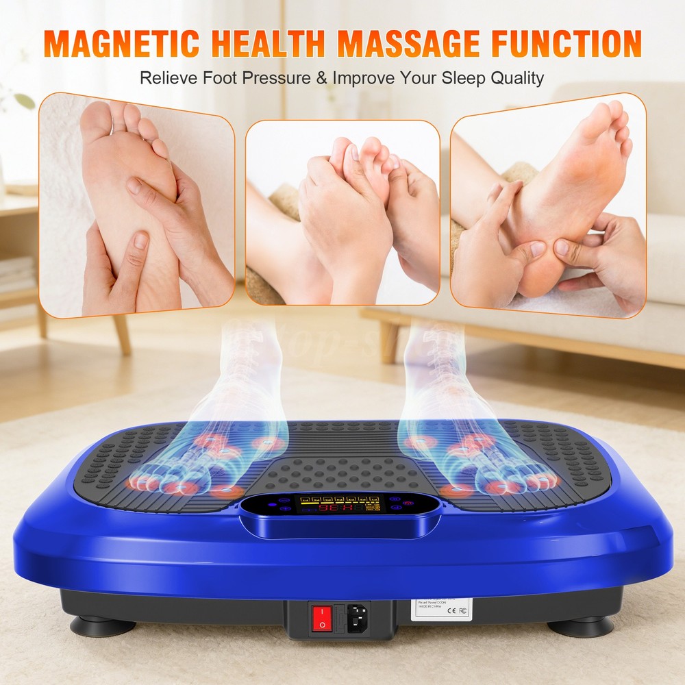 Vibration Plate Exercise Machine Whole Body Workout Vibrate Platform Bluetooth