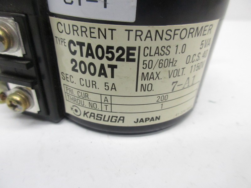 KASUGA CTA052E200AT CURRENT TRANSFORMER NSNP