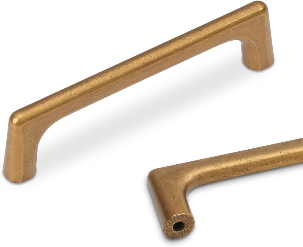 10 Pack Antique Brass Kitchen Cabinet Knobs Vintage Drawer Knobs Aged Bronze