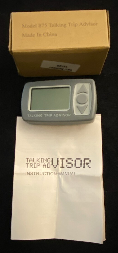 Vintage Talking Trip Advisor  Model 875 - in box with Instructions