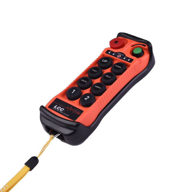 8 Button Hoist Crane Industrial Wireless Remote Control for Mine Drilling Rig