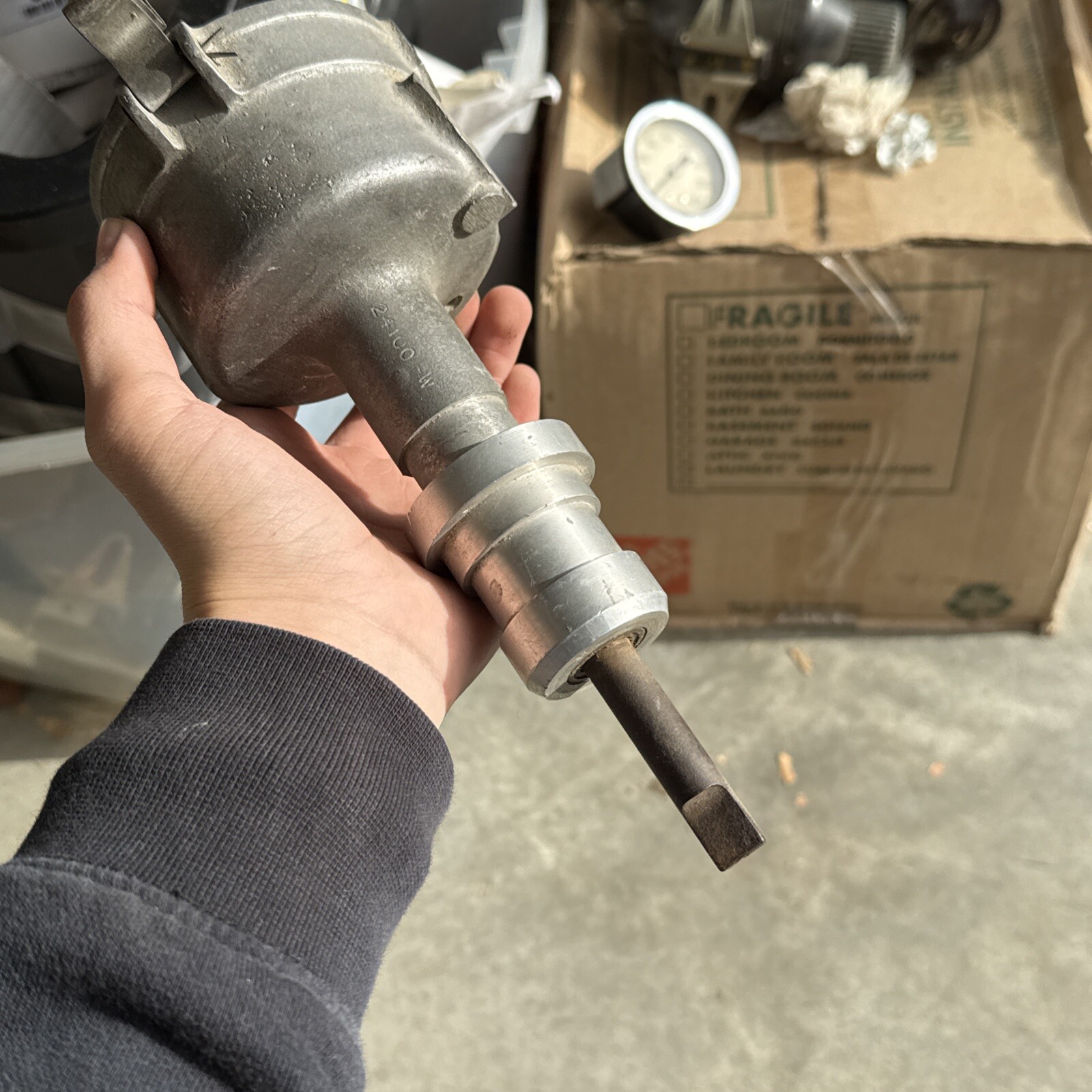 Distributor, Mallory, YL-520-CV, Chevy 283, 327, 350, 396, 400, 427, 454