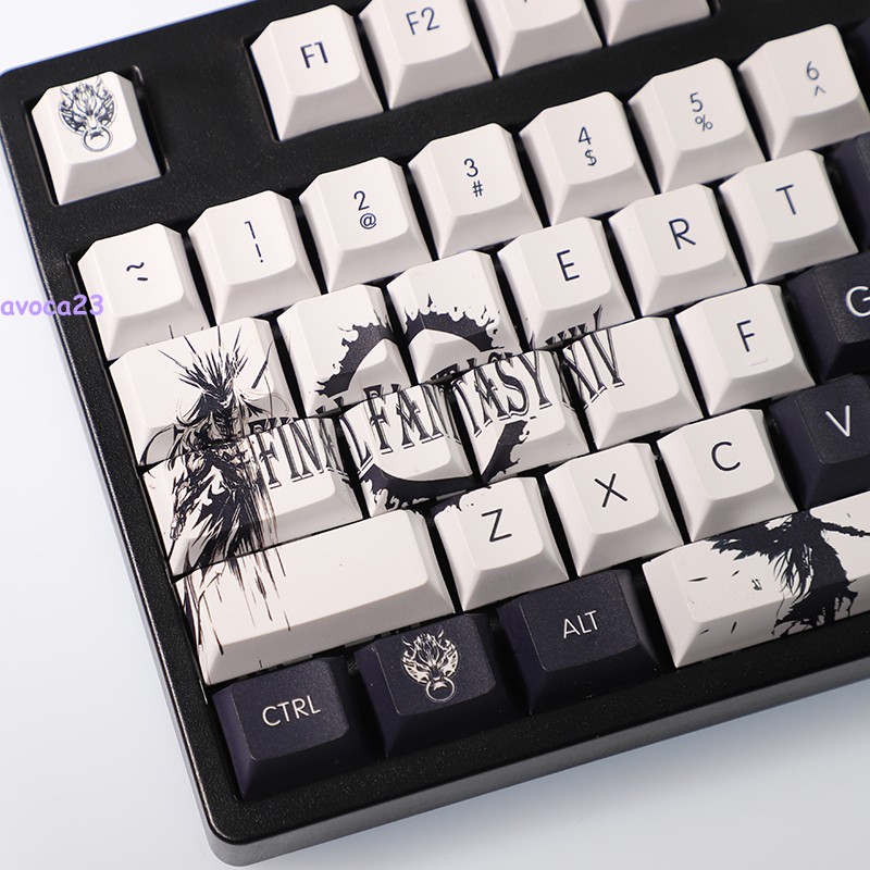 Final Fantasy 14 PBT Keycap Peripheral Simple Mechanical Keyboard PS Bluetooth