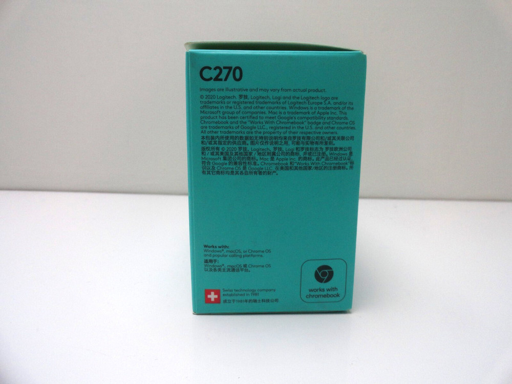 Logitech C270 Black HD Webam | NEW BOXED
