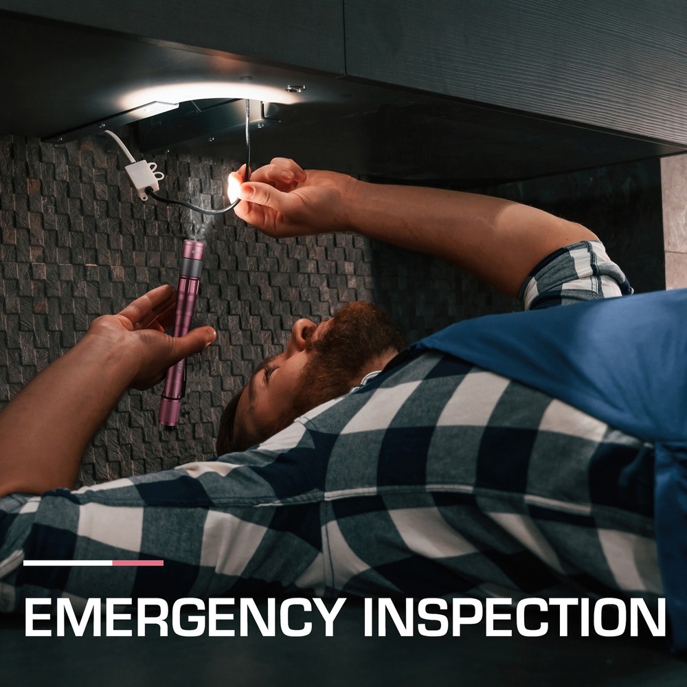 EverBrite Pen Light Rechargeable 300 Lumens Zoomable LED Memory Function