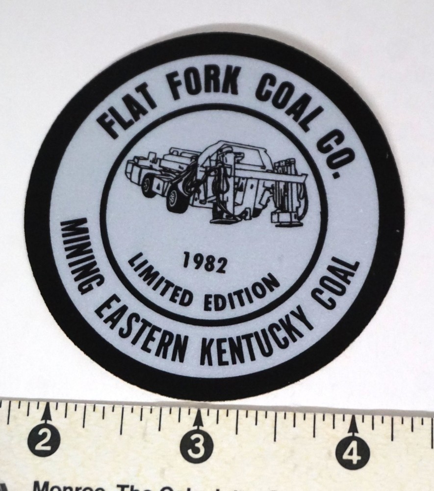 Flat Fork Coal Co. Sticker Eastern Kentucky Coal Mining 1982 Limited