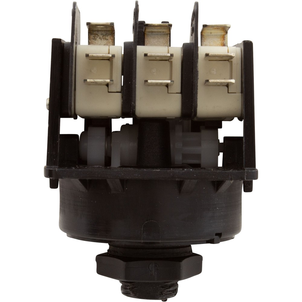 Air Switch, Herga, 4 Function, 20a, 3PDT, Thd, White Cam