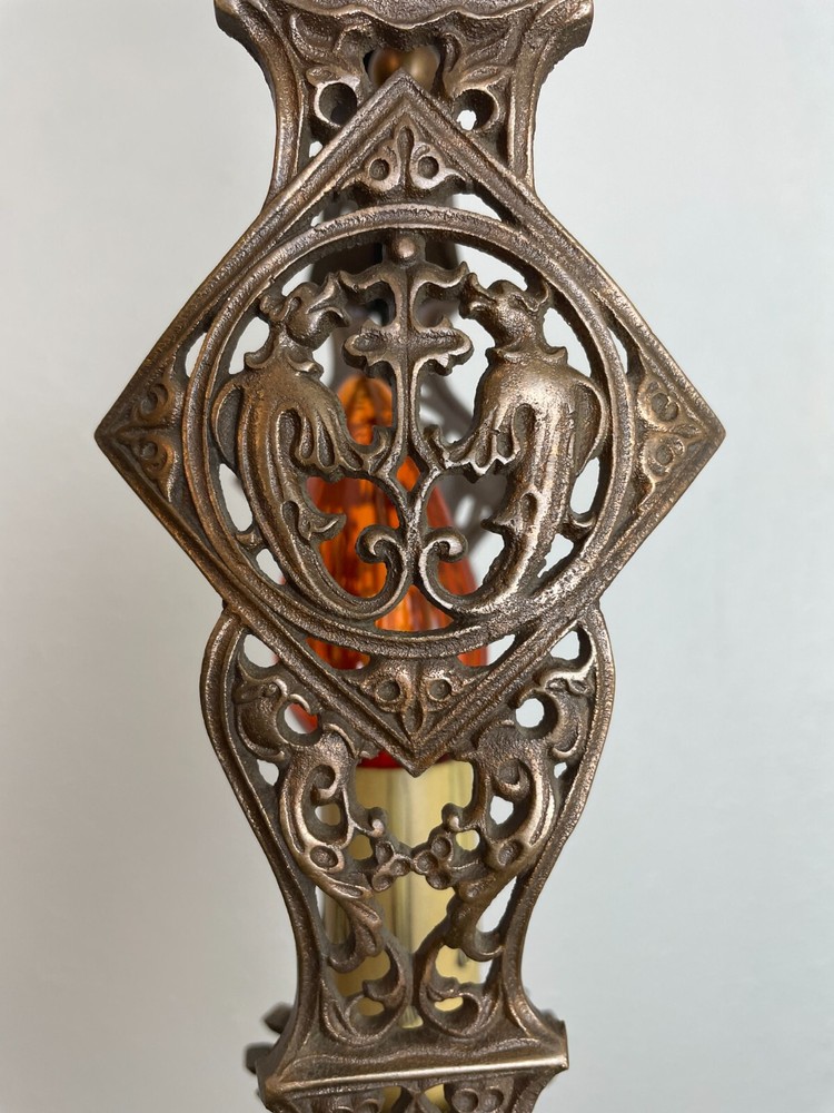 1930's HIGH QUALITY SOLID BRONZE PENDANT