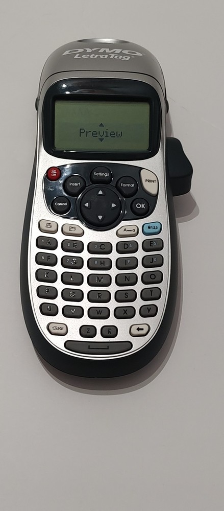 Dymo Letratag LT-100H Handheld Label Maker Tested Working w/ Manual