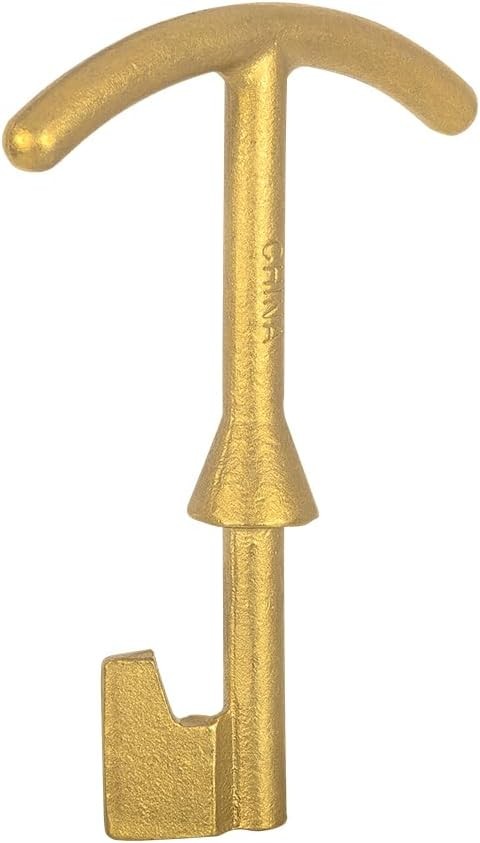 EFIELD Water Meter Box Key, Brass Made, 5.5-inch Length,(TOOL034)