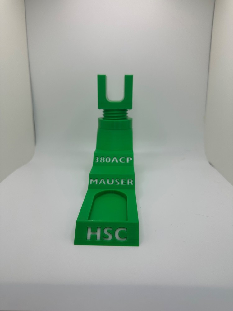 Custom Pistol Stand designed for Mauser HSC 3D printed safe storage