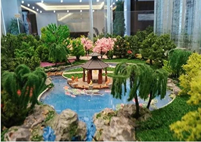 Diverse 32pc Model Trees Set - Perfect for Train and Architectural Scenery