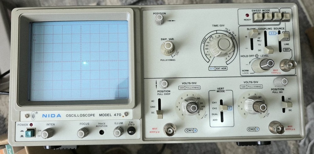 NIDA Model 470 Oscilloscope