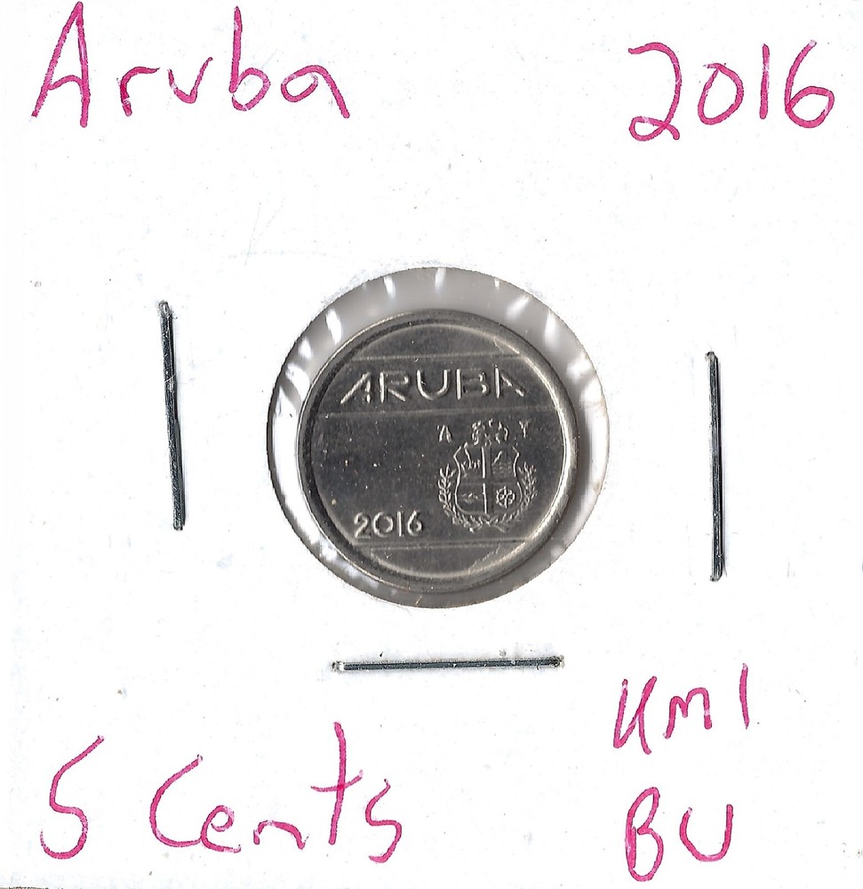 Coin Aruba 5 Cents 2016 KM1