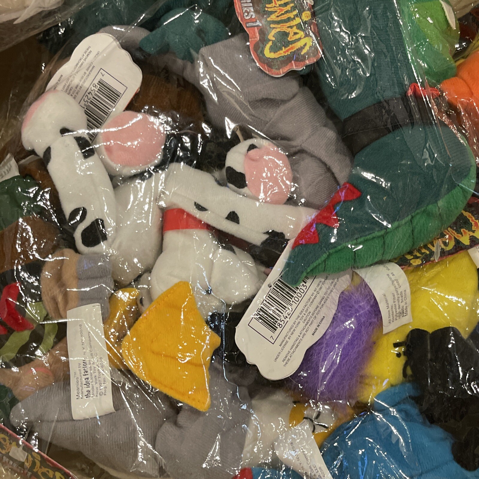 Box Of Meanies 1998 The Tough Mean Beanbags New In Packaging 13 Meanies Total