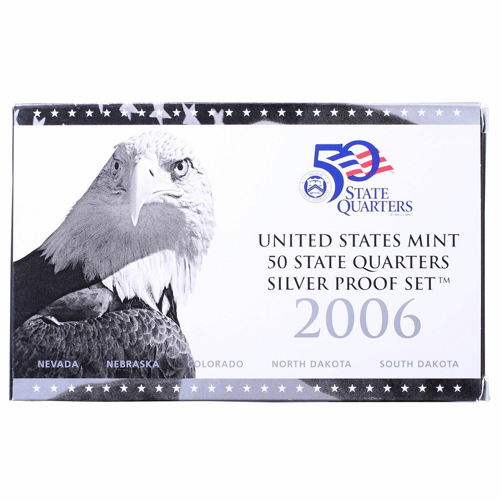 Empty Packaging Replacement Silver Quarter PS Box & COA No Coins 2006