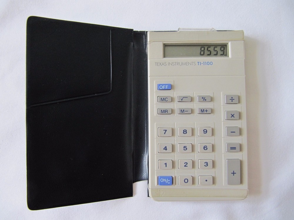 Texas Instruments TI-1100 Handheld Calculator
