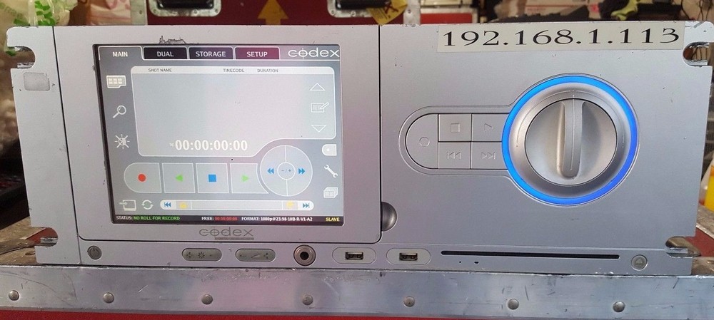 Codex Digital Lab DIGILAB CDR1 Recorder & Road Case