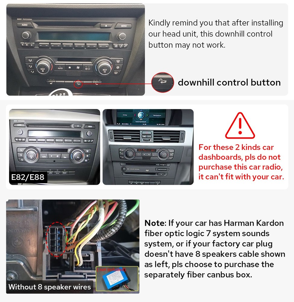 8GB+128GB Qualcomm 9 inch Android 13 Head Unit for BMW 3 Series E90 E91 E92 E93