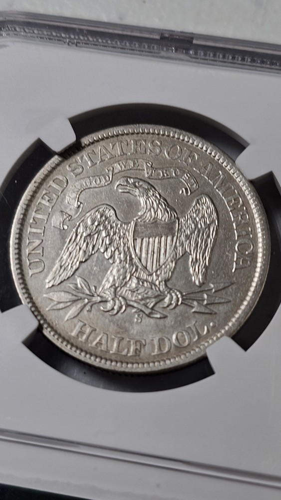 1867 S 50 cent AU Details