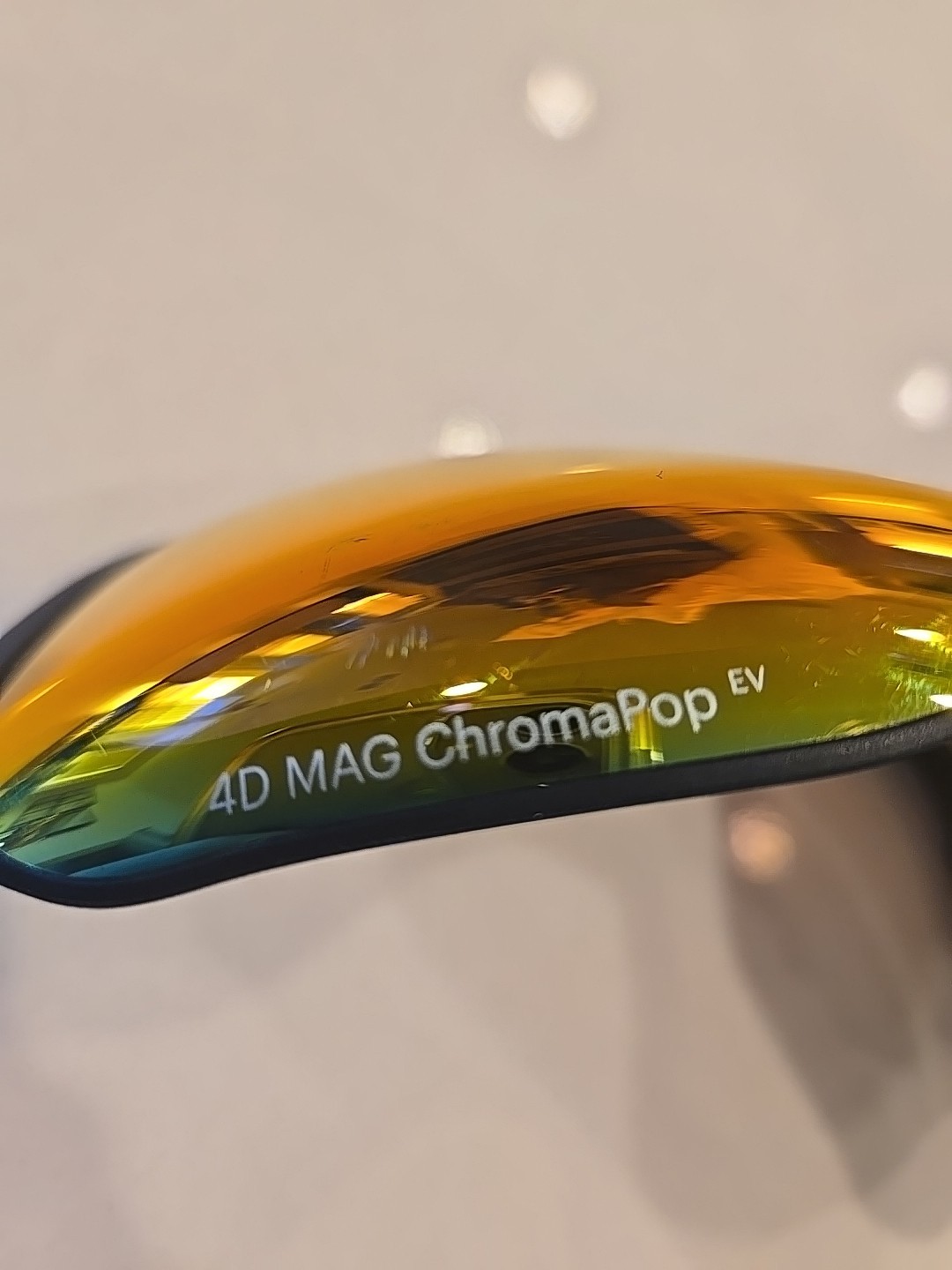 Smith 4D Mag Chromapop Sun Red Mirror Replacement Goggle Lens Used