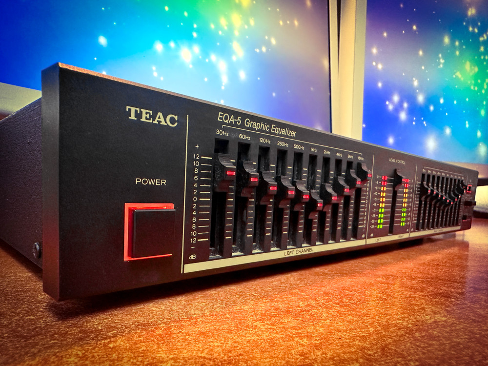 TEAC EQA-5 🌈RaRe🌈 Vintage Stereo Equalizer