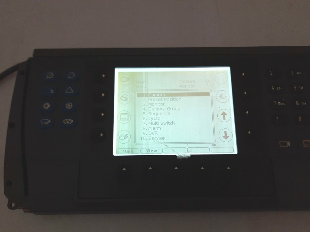 Hernis CCTV Scan system OK 450 / OK450L JS 3Axis Panel Light Control for CCTV