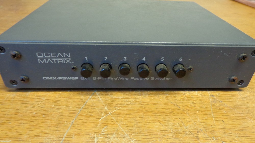 Ocean Matrix Firewire Passive Switcher OMX-PSW6F 6 channel