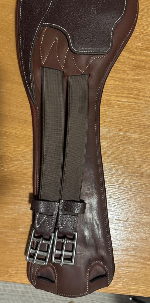 Devoucoux Anatomical Leather Girth - Brown - 80 CM - 32" - MINT!