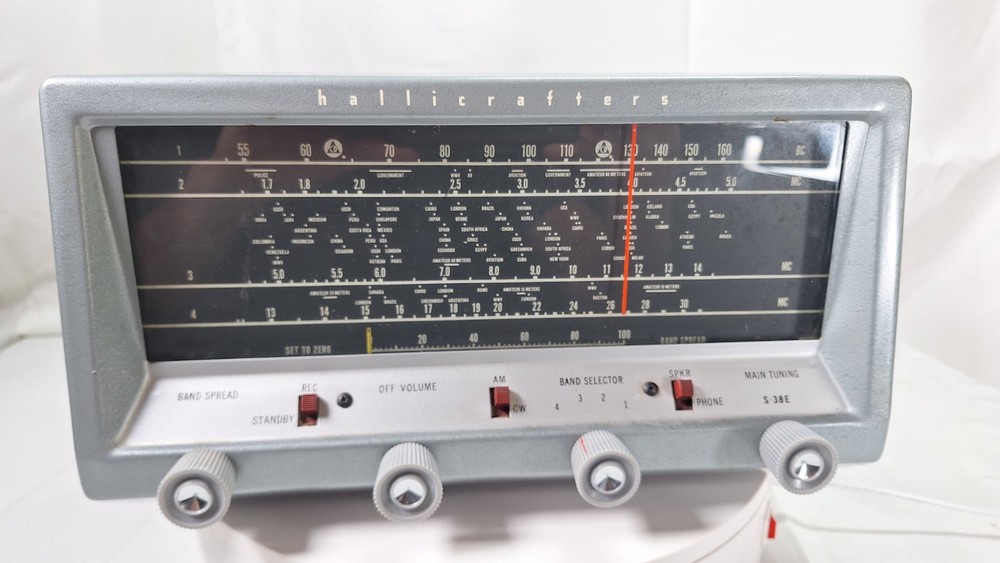 Hallicrafters S-38E Receiver *Serviced, Read*