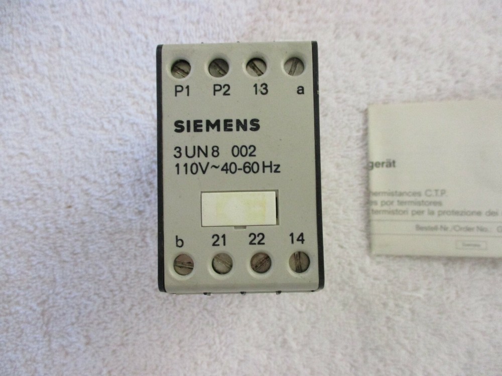 NIB Siemens Contactor 3UN8 002