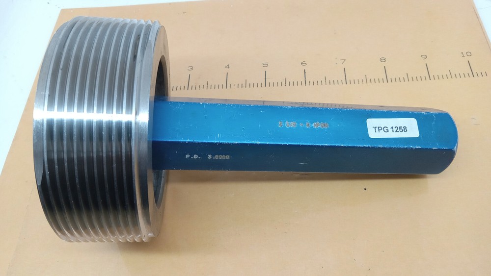 3 1/2 8 NPSM	 THREAD PLUG GAGE GO ONLY 3.8988