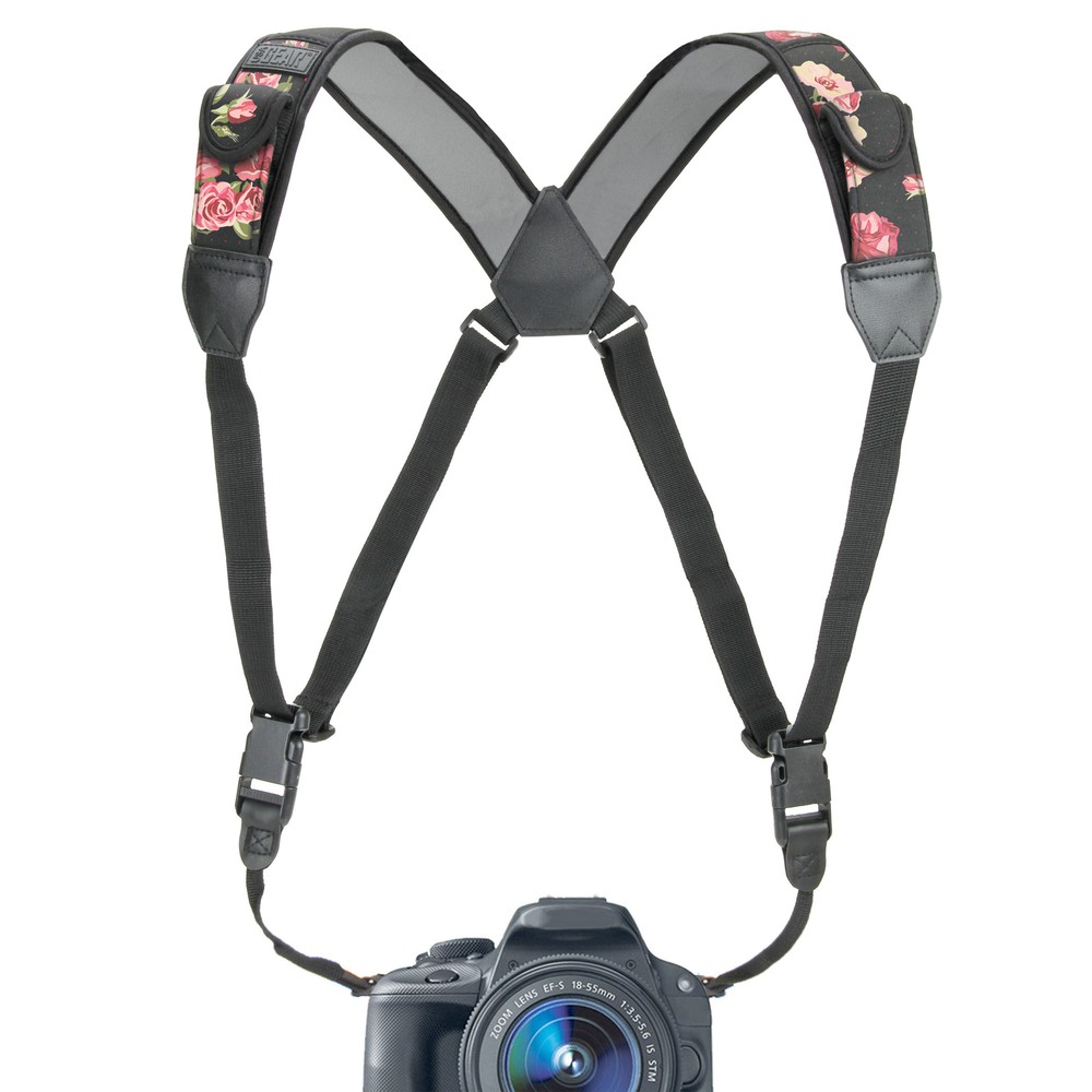Universally Compatible Digital Camera Harness with Key Ring Attachment
