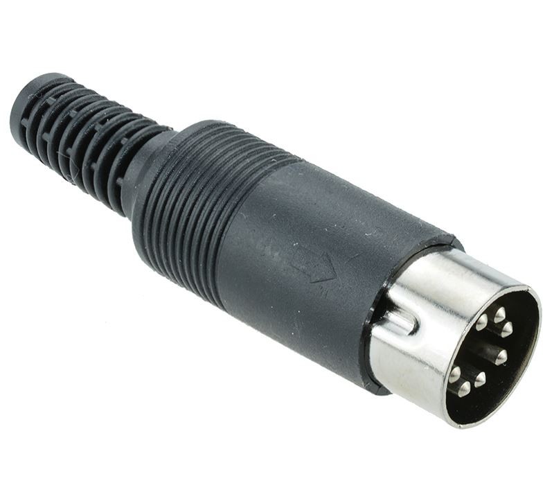 7-Pin DIN Male Plug Connector