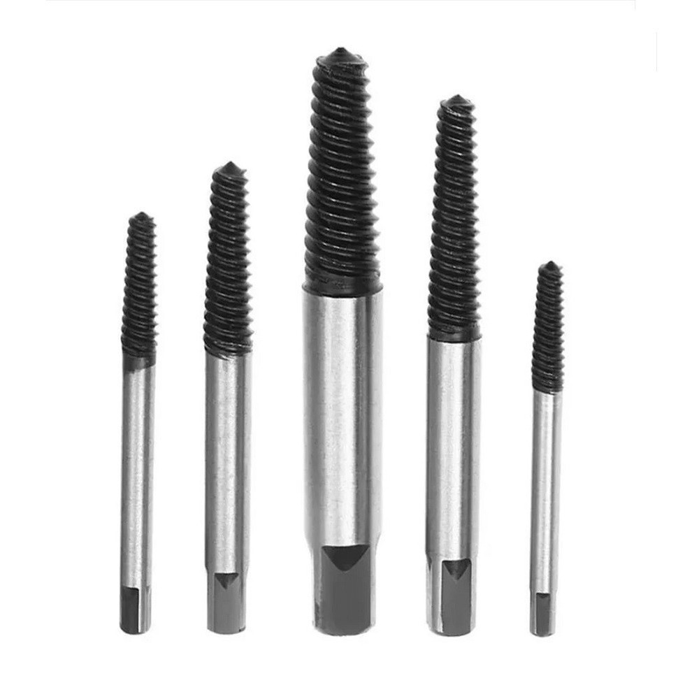 5 Pcs Damaged Broken Screw Remover Extractor Easy Out Drill Bits Remover Tools