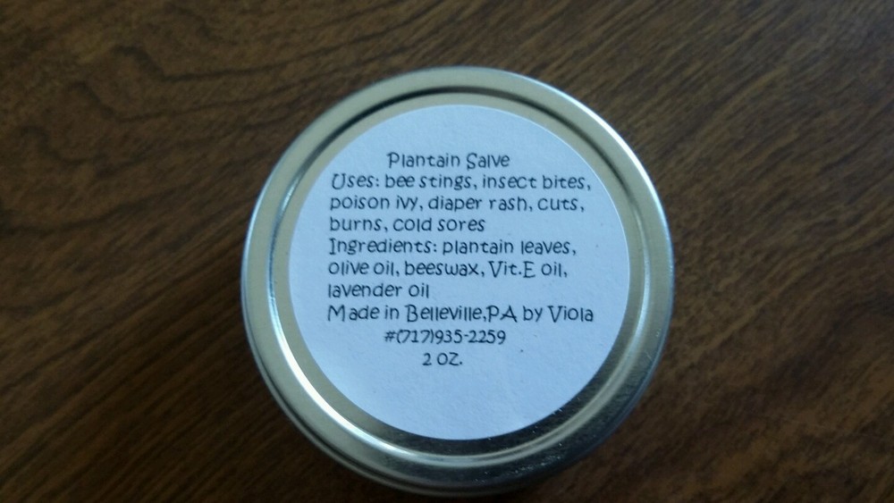 Plantain salve 2oz.