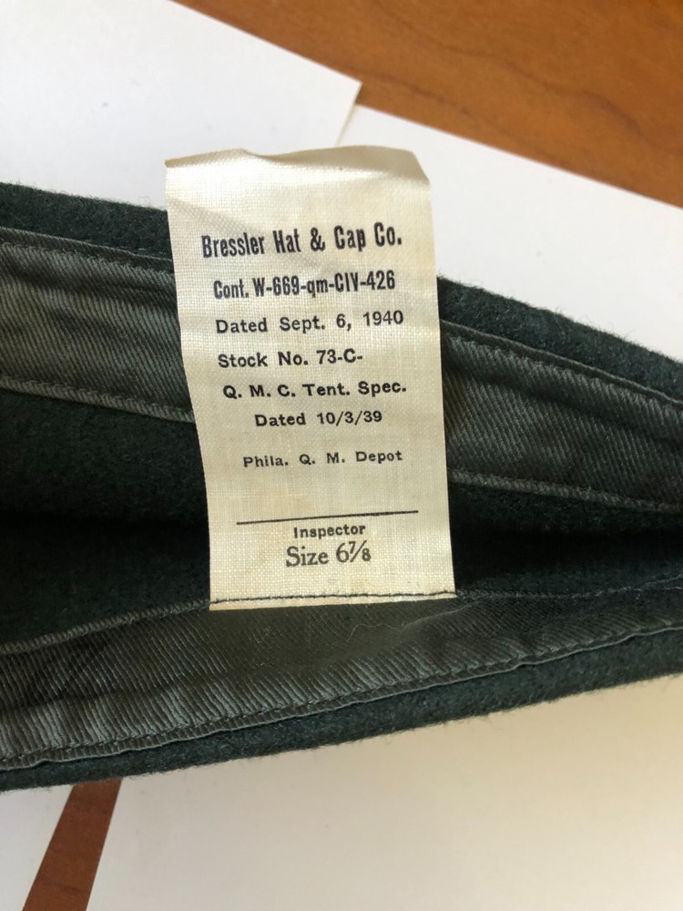 Civilian Conservation Corps Hat Vintage