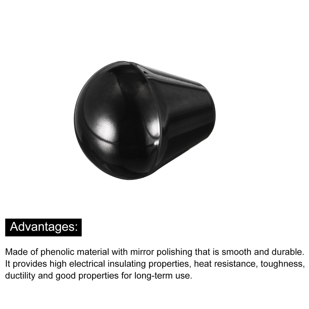 M10x52mm Female Threaded Hand Knobs Oval Insert Handles for Mechanical