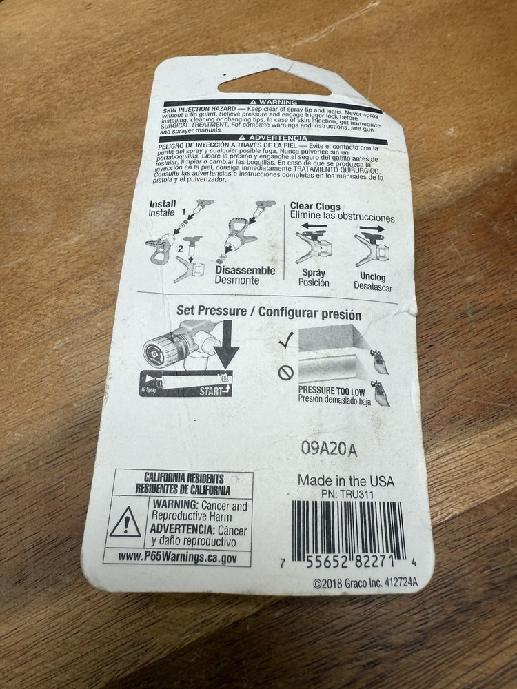Graco TrueAirless 415 Paint Sprayer Tip