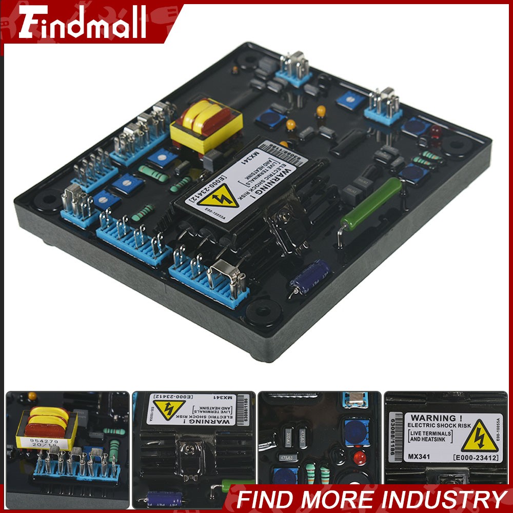AVR MX341 Automatic Voltage Regulator For Generator W/Product Instructions