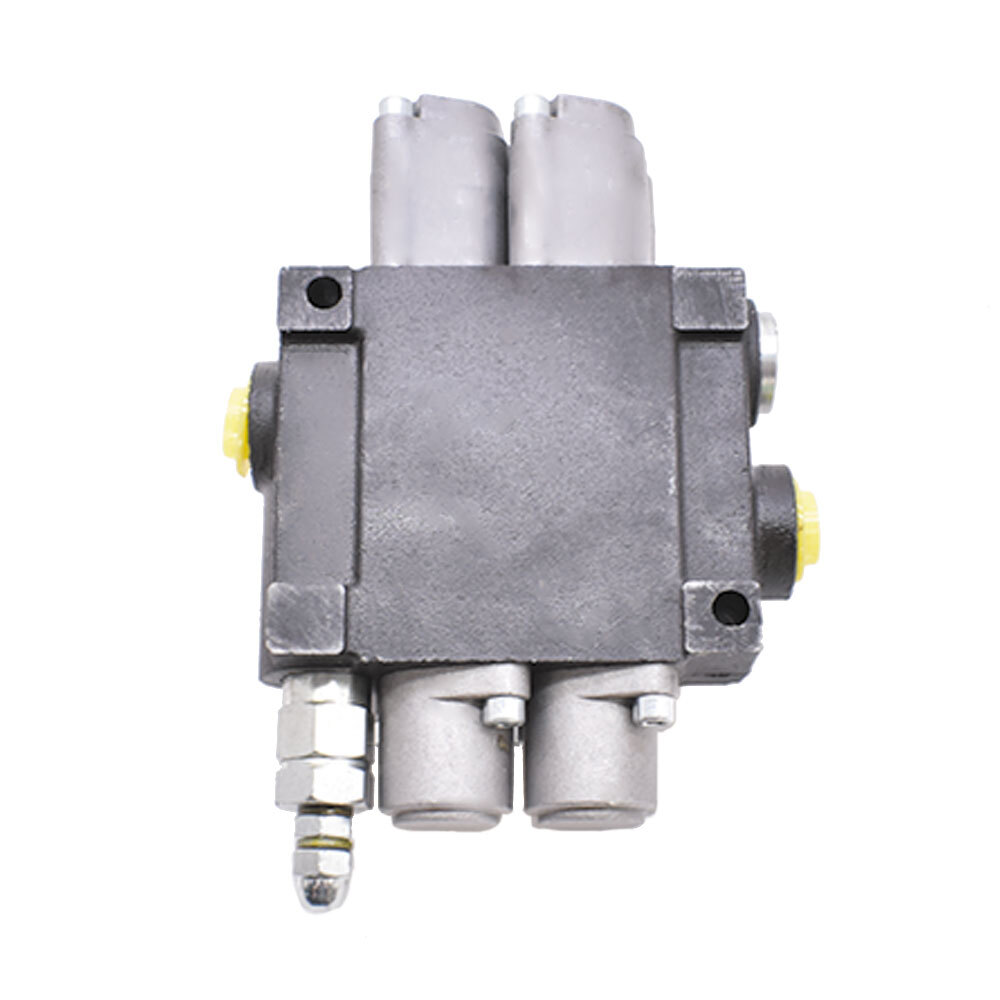 Hydraulic Control Valve Double Acting 2 Spool 3600 PSI 13 GPM SAE Ports