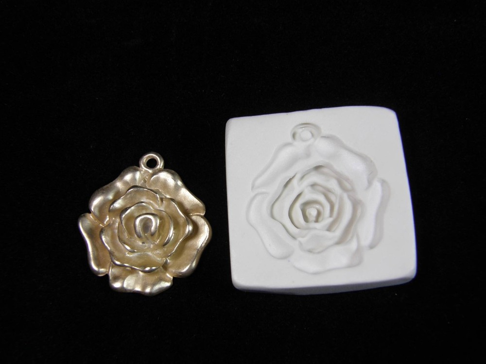 Rose Polymer Clay Mold (#MD1150)